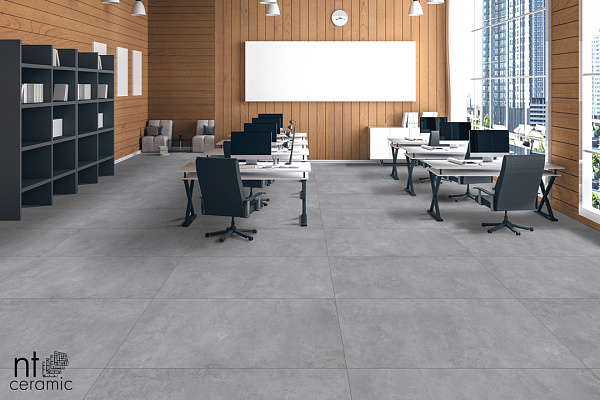 Керамогранит NT Ceramic Cemento Zett Grafite