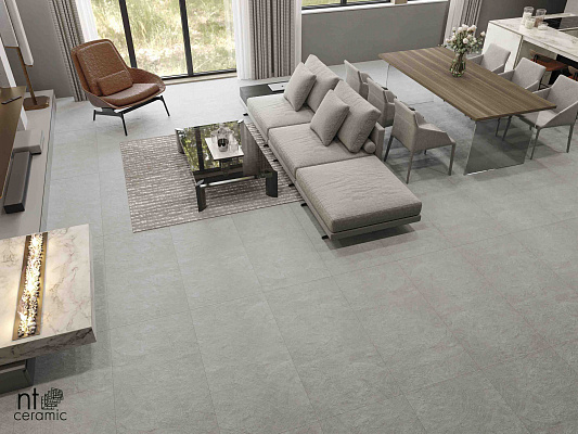 Керамогранит NT Ceramic Cemento Concept Grey Carving