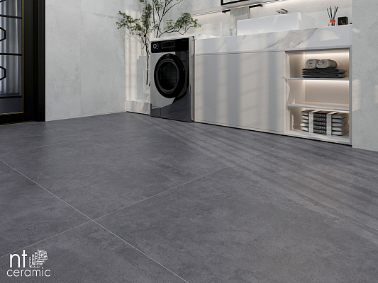Керамогранит NT Ceramic Cemento Zett Black 60x60