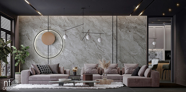 Керамогранит NT Ceramic Atlas Wide Breccia Grey